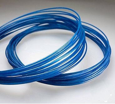 Tennissaite - DISCHO PREMIUM GUT - (natural gut) - 2 x 6,5 m - blue