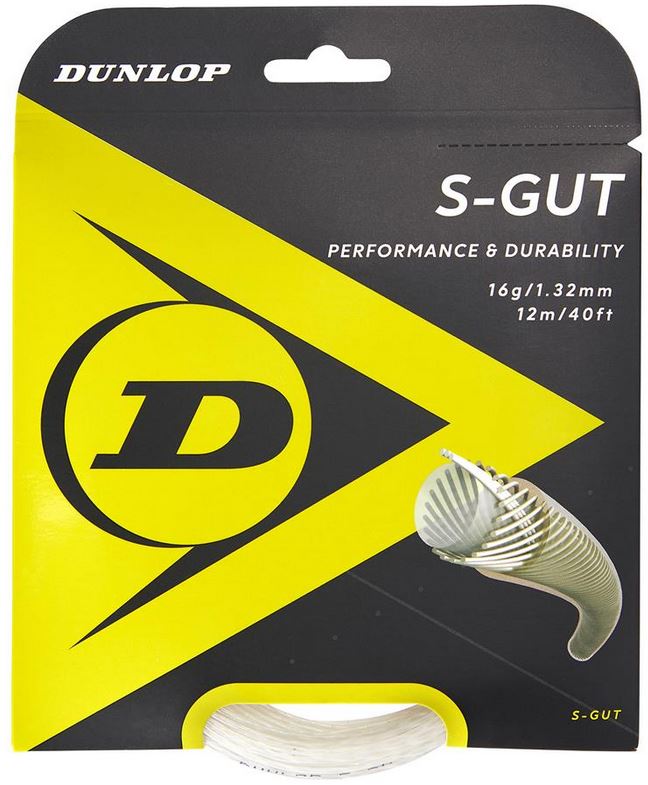 Tennisstring - Dunlop - S-GUT - 12 m