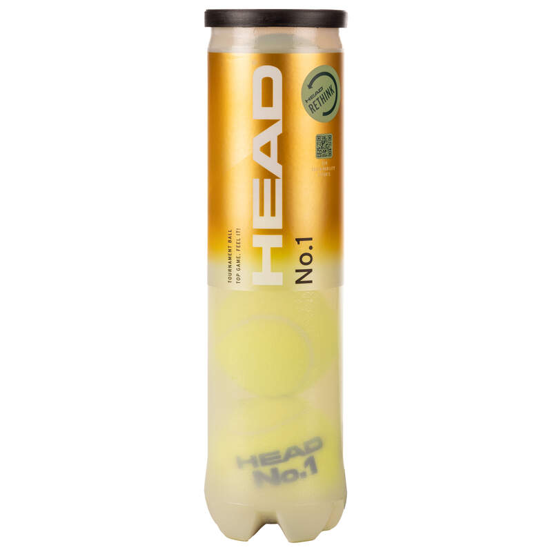 Tennisbälle - Head - No.1 DTB - 4er Dose