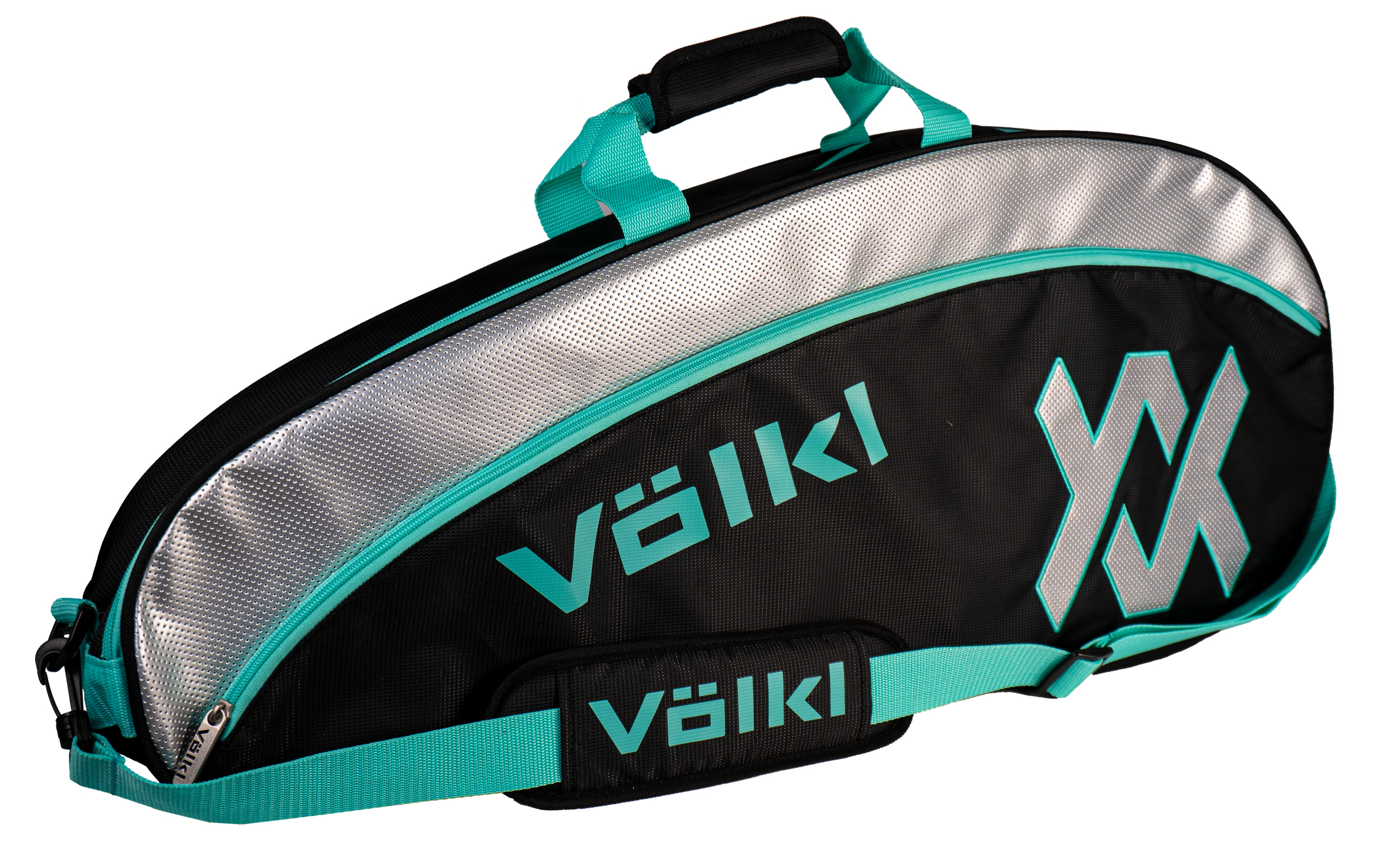 Tennistasche - Völkl - TOUR PRO Bag - Black/Turquoise/Silver