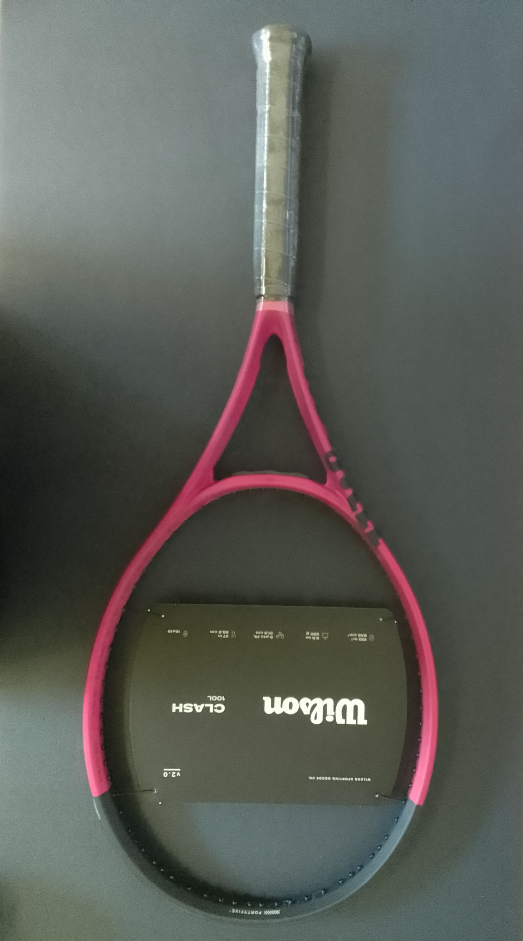 Tennisschläger - Wilson - Clash 100L V2.0 - L3 - unbesaitet