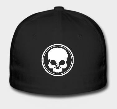 BLACK SKULL - Flexfit Cap Full Cap