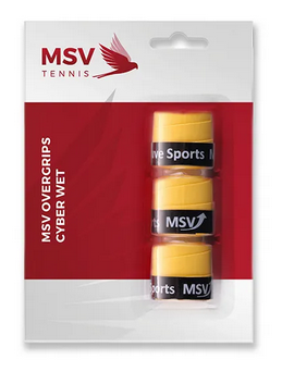 MSV Over Grip Cyber Wet, 3er Pack, gelb