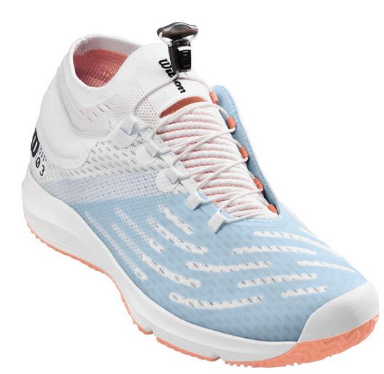 Tennisschuhe - Wilson - KAOS 3.0 SFT - white/white/papaya - Damen (2020)