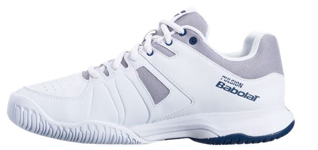 Babolat - PULSION CLAY - Men - white/estate blue (2021)