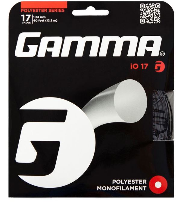 Tennissaite - Gamma iO - schwarz - 12,2 m