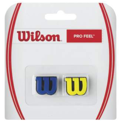 Vibrastop- Wilson - PRO FEEL DAMPENER Blau/Gelb - 2er Pack