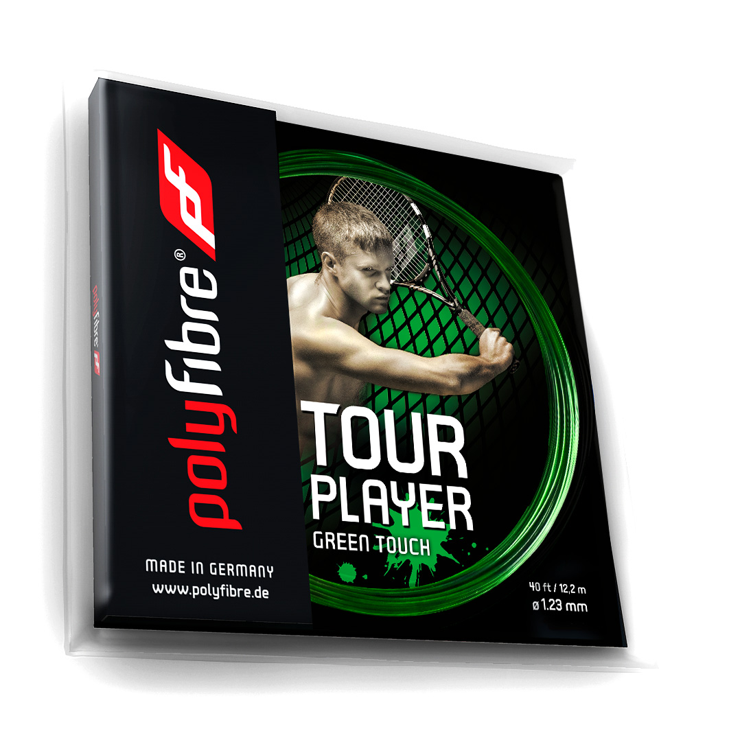 Tennissaite - Polyfibre Tour Player Green Touch - 12 m