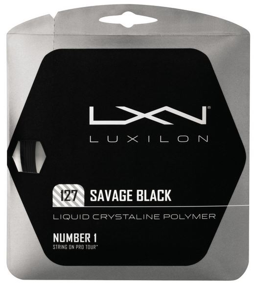 Tennisstring - Luxilon - SAVAGE - orange - 12,2 m (2018)