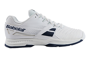 Tennisschuh - Babolat - SFX 2 All Court - (white/blue) (2018)
