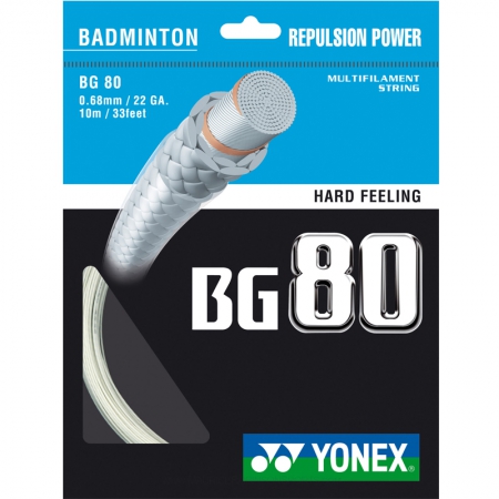 Badmintonsaite - Yonex BG 80, 10m