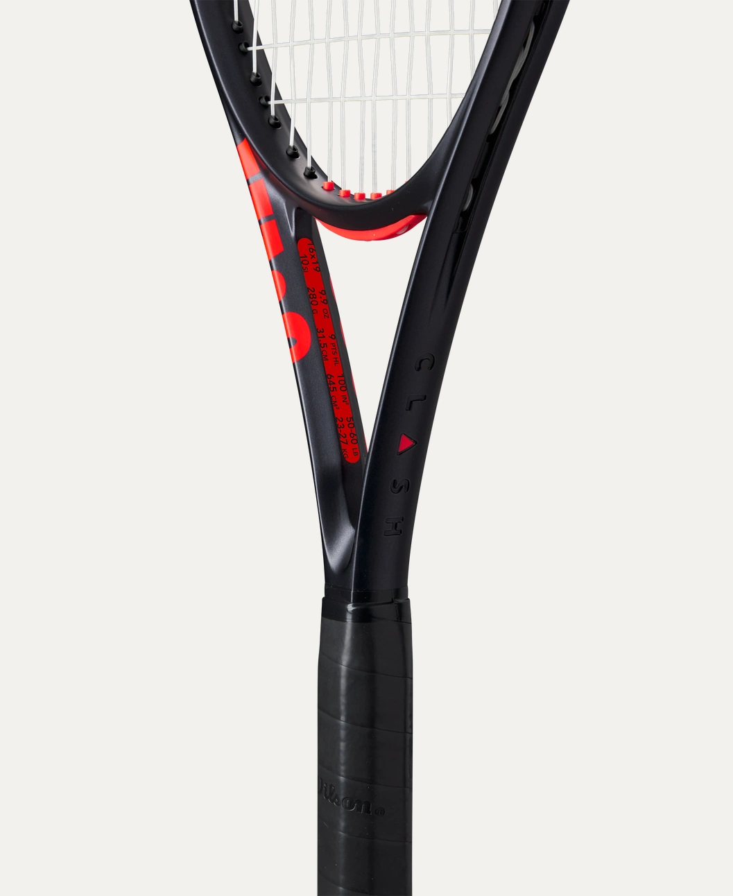 Tennisschläger - Wilson - Clash 100L V3.0 FRM3 - unbesaitet