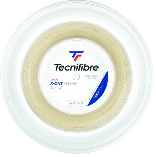 Tennissaite - Tecnifibre - X-ONE BIPHASE - 200 m - Natur-spiral