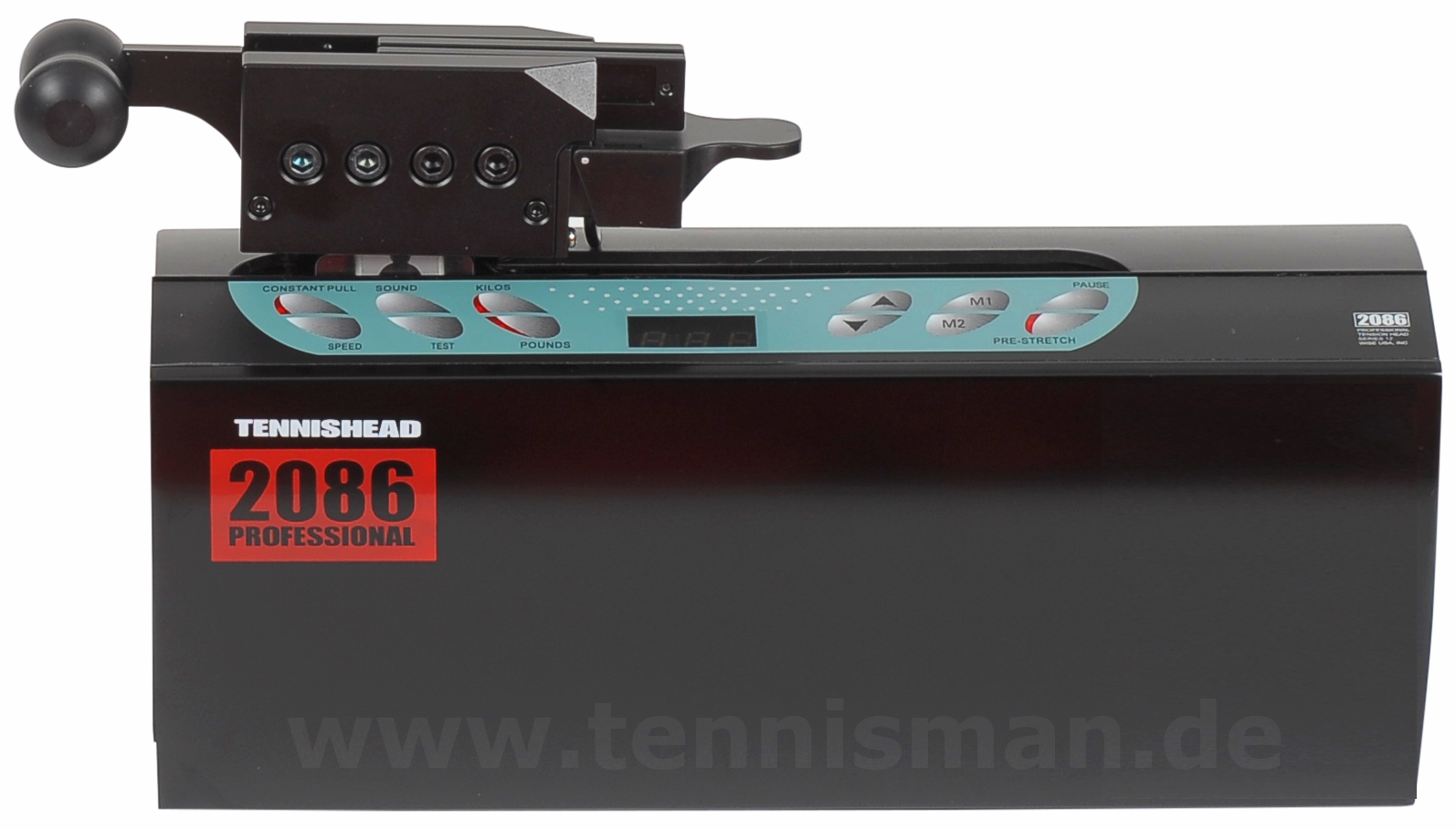 Wise 2086 Electronic Tension Head - Tennishead V14 incl. Diablo - 1B gebraucht