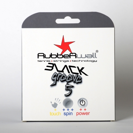 Tennissaite - Rubberwall Black Groove 5 - 13 m