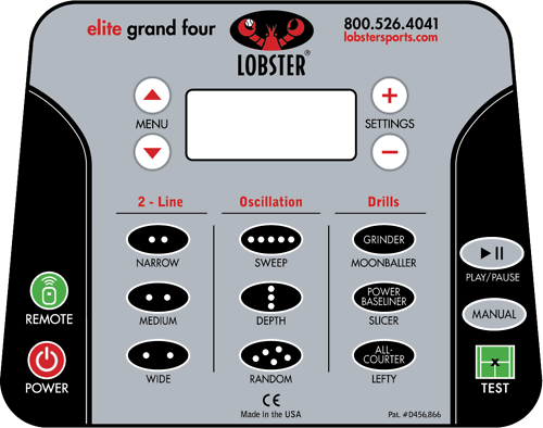 Lobster spare part - control panel assembly: elite grand IV