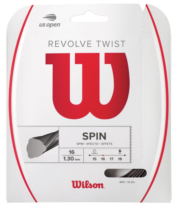 Tennissaite - Wilson - REVOLVE TWIST - grau - 12,2 m