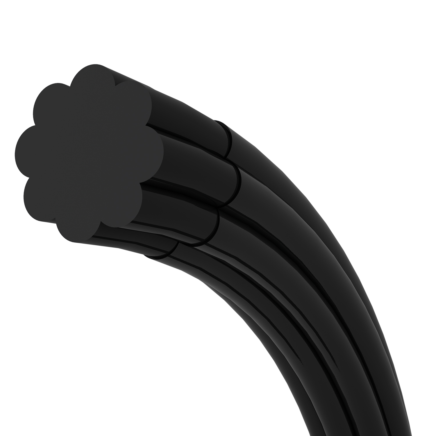 Tennisstring - Oehms - Black Pearl Rough - 200 m
