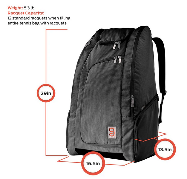 Tennistasche - Geau Sport- Axiom Racquet Bag 2.0 – 12 Pack (2024)