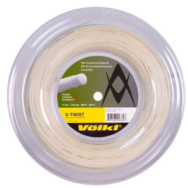 Tennissaite - Völkl - V-TWIST - Natur - 200 m
