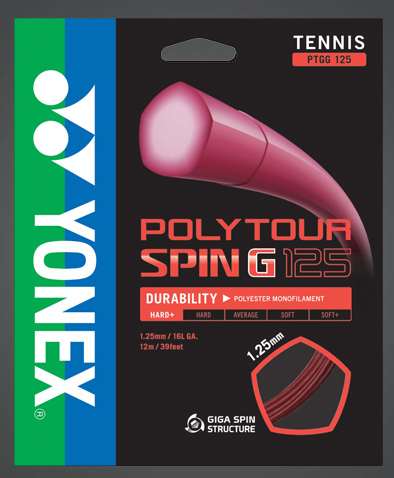 Tennissaite - Yonex Poly Tour Spin G -- 12m