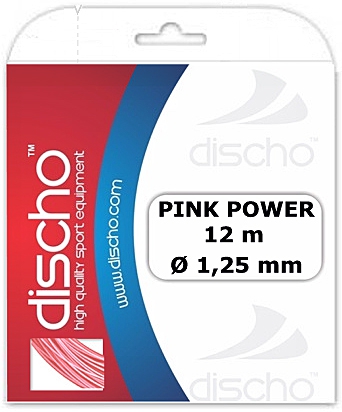 Tennissaite - DISCHO - PINK POWER - 12 m