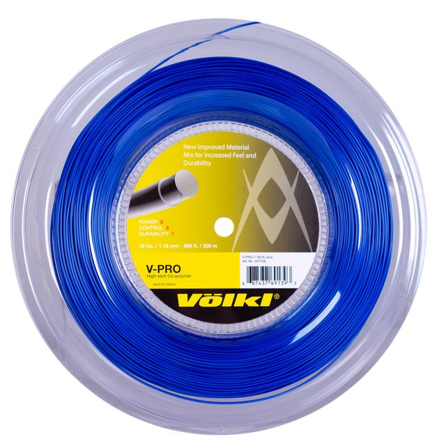Tennissaite - Völkl - V-Pro - Blau - 200 m