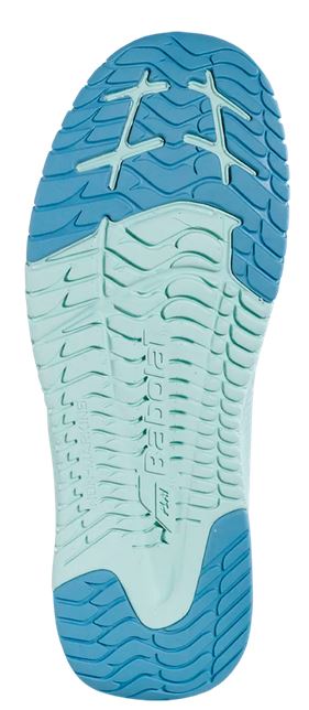 Babolat - PULSION ALL COURT - Junior - weiss/honeydew (2021)