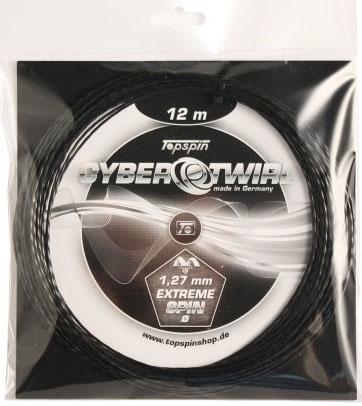 Topspin Cyber Twirl Black Pentagonal / Twisted 12m , 1,27 mm