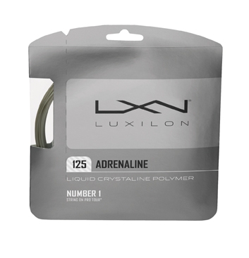 Tennisstring - Luxilon - ADRENALINE - ice blue - 12,2 m (2018)