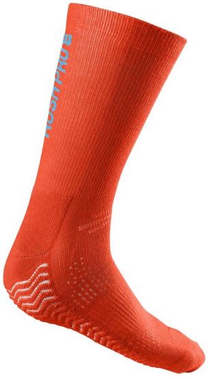 Tennissocken - Wilson - Men's RUSH PRO CREW 1PR/PK - tangerine tango/coastal blue (2019)