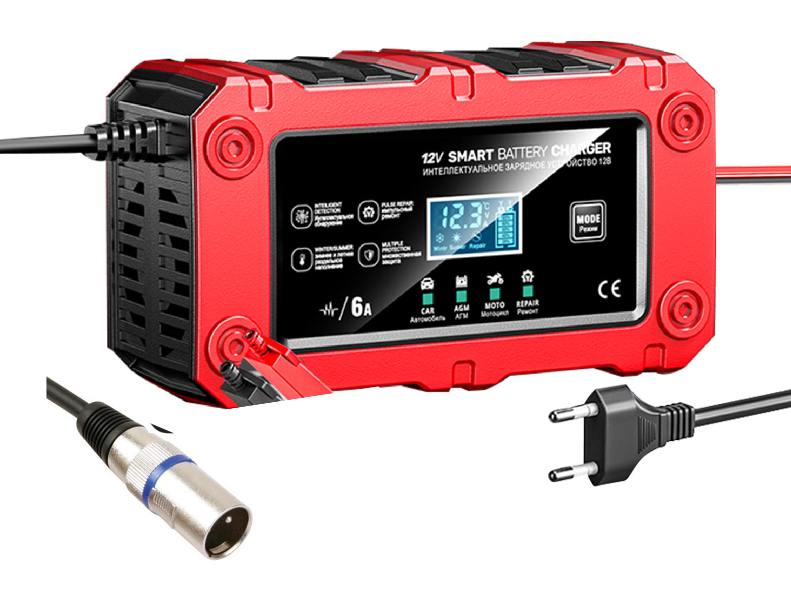 Fast Charger (6a) - for Spinfire and Lobster ball machines. lithium battery or standard battery