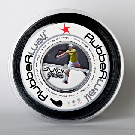 Tennissaite - Rubberwall Black Groove - 200 m