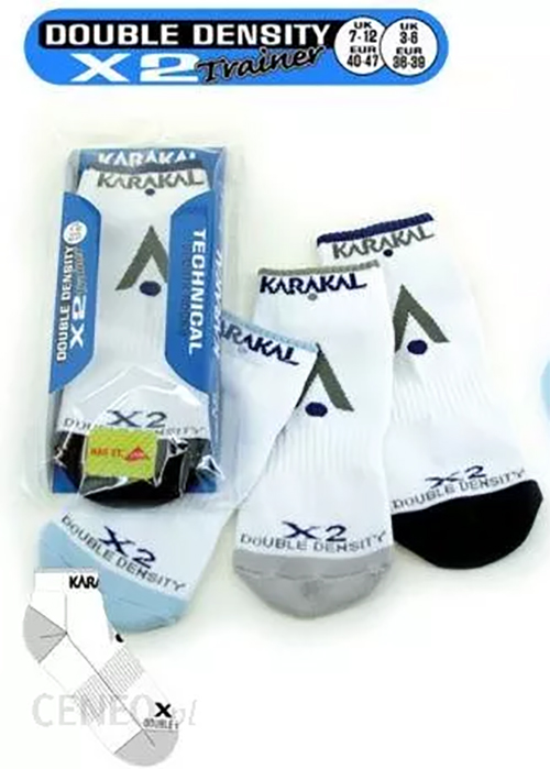 Karakal - X2 Trainer Socks -kurz