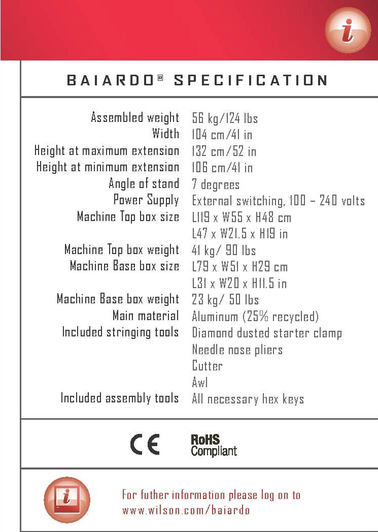 Besaitungsmaschine - BAIARDO