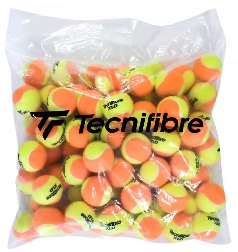 Tennisbälle - Tecnifibre - XLD 72 Stck im Polybeutel