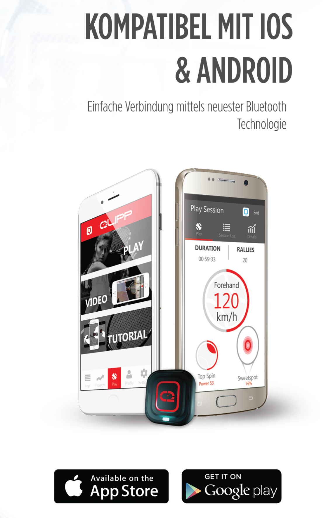QLIPP PLUS - TENNIS SENSOR