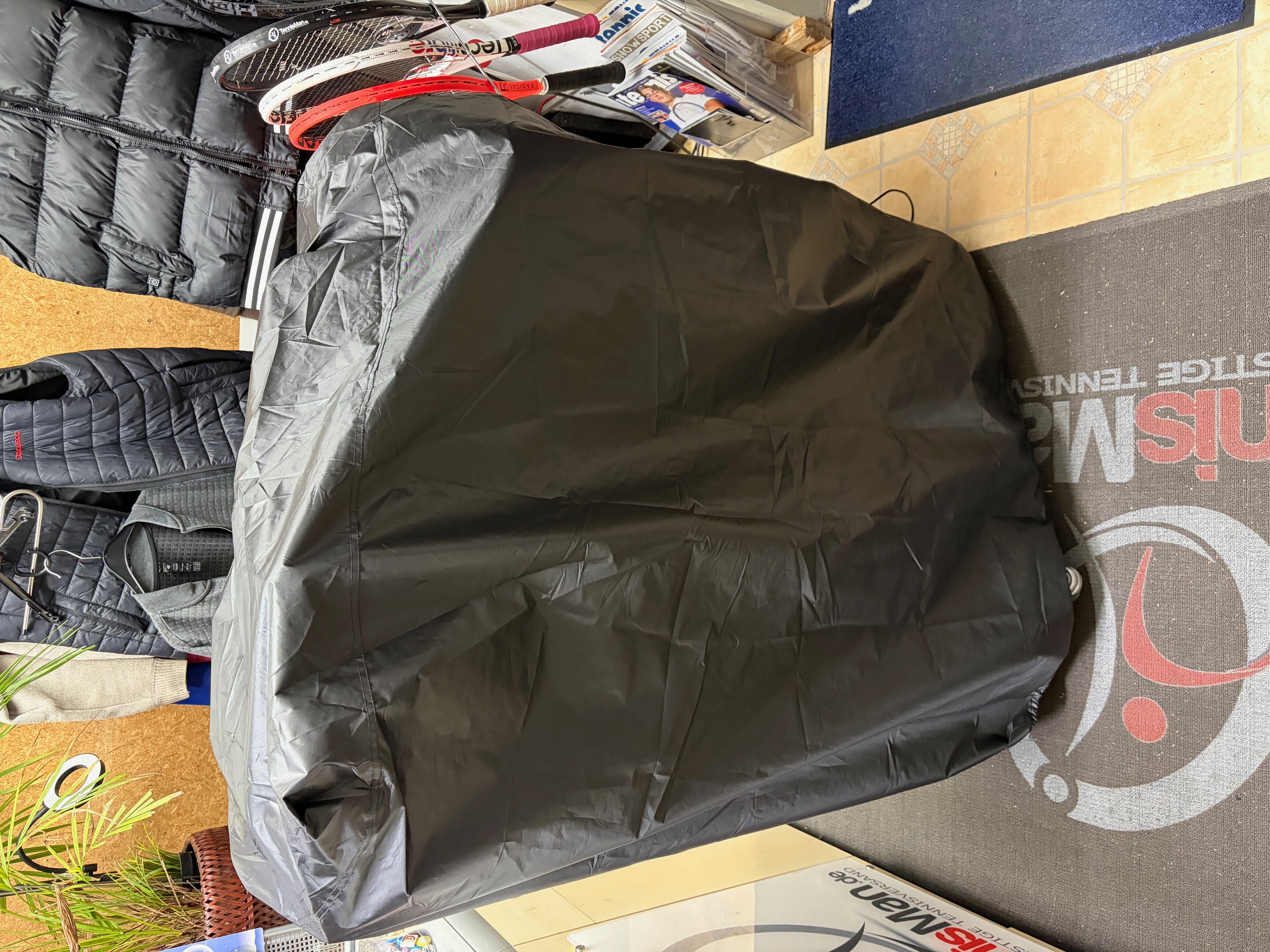 Abdeckhaube (groß) für Besaitungsmaschinen