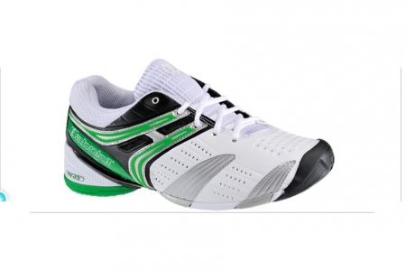 Tennisschuhe - BABOLAT -  V-PRO OMNI - weiss grün