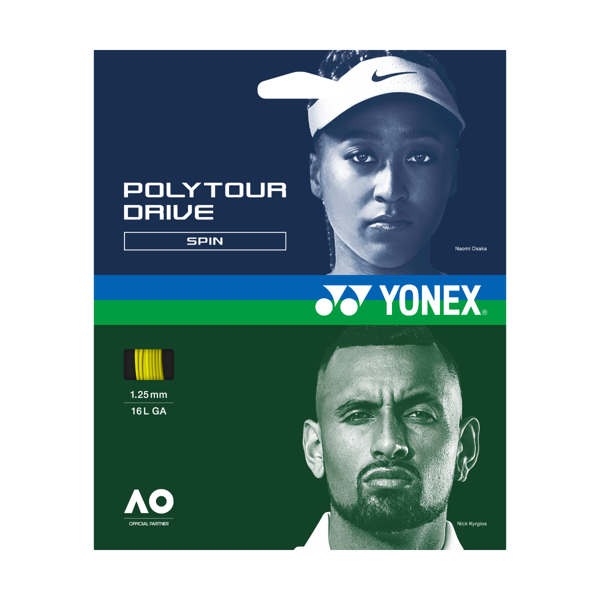  POLY TOUR DRIVE 125 Set Flash Yellow