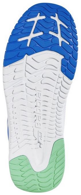 Babolat - PULSION ALL COURT - Junior - weiss/grün (2021)
