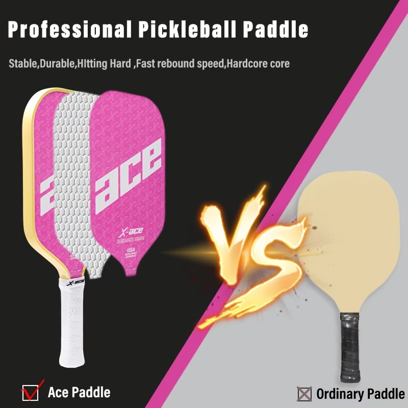 Pickleball Schläger - X-Ace Fiberglas - rosa