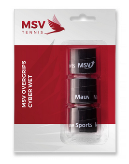 MSV Over Grip Cyber Wet, 3er Pack, schwarz