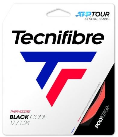 Tennisstring - Tecnifibre - BLACK CODE - 12 m - Fire