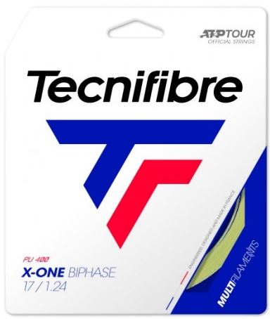 Tennisstring - Tecnifibre - X-ONE BIPHASE - 12 m - Naturel
