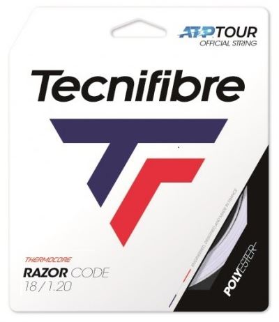 Tennissaite - Tecnifibre - RAZOR CODE - 12 m - Weiss