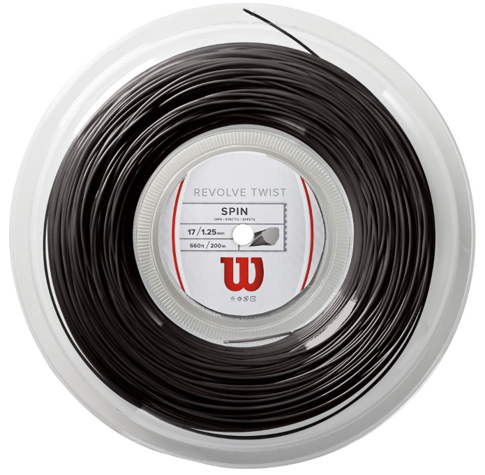 Tennisstring - Wilson - REVOLVE TWIST - red - 200 m (2019)