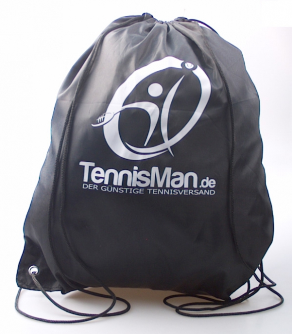 Schuhsack - TennisMan- schwarz/weiß