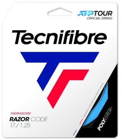 Tennissaite - Tecnifibre - RAZOR CODE - 12 m - Blau