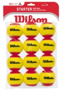 Tennisbälle- Wilson - Starter Red Balls (12er Packung) - Stage 3